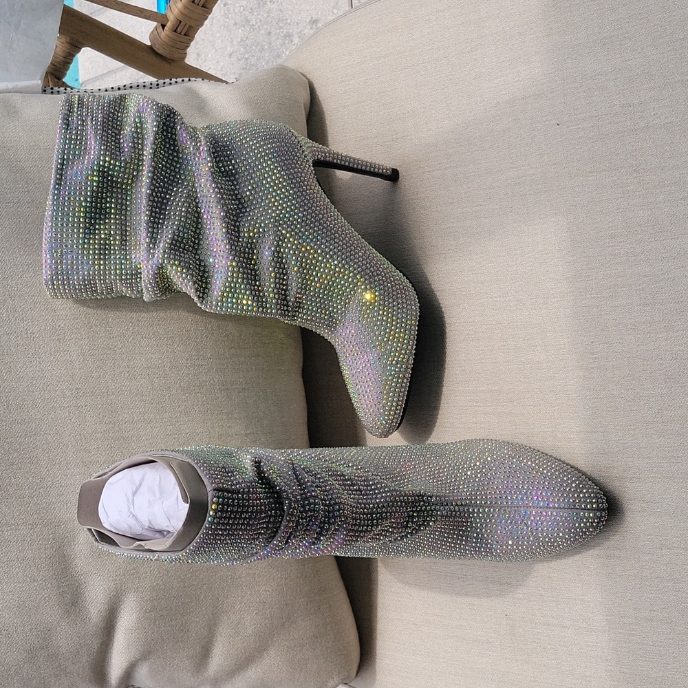 NINE WEST DAZZLE DRESS BOOTIES